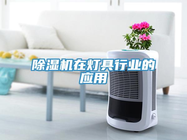 除濕機(jī)在燈具行業(yè)的應(yīng)用