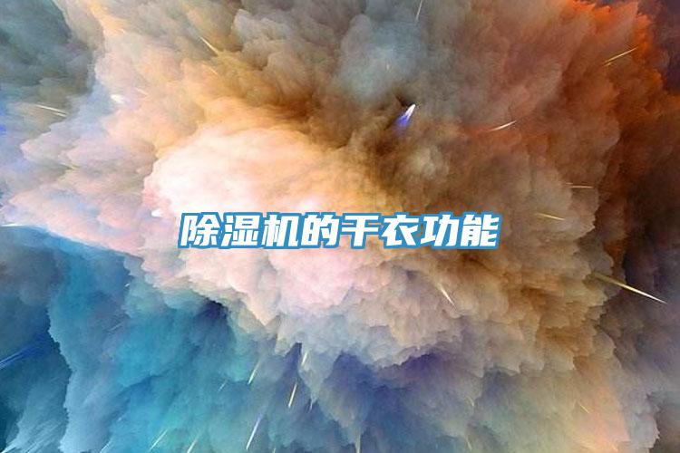 除濕機(jī)的干衣功能