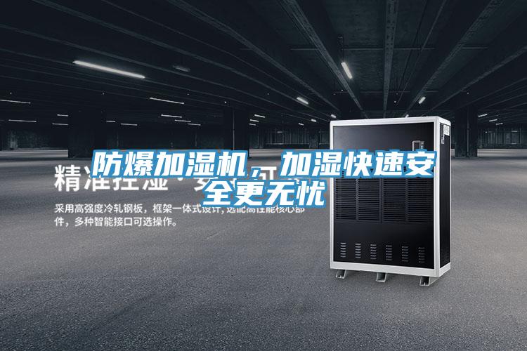 防爆加濕機(jī)，加濕快速安全更無憂