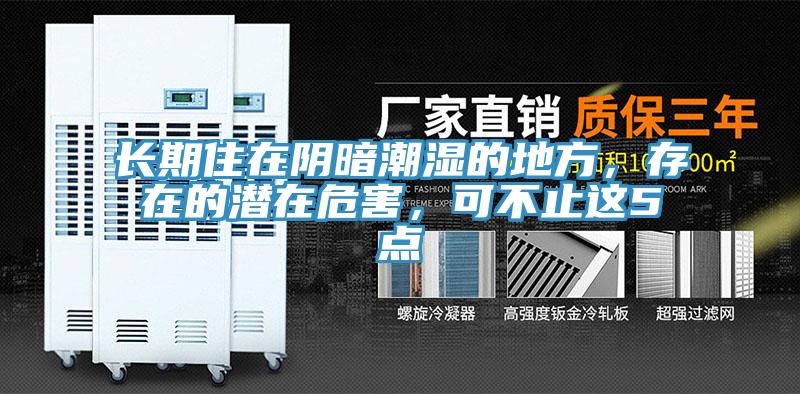 長期住在陰暗潮濕的地方，存在的潛在危害，可不止這5點