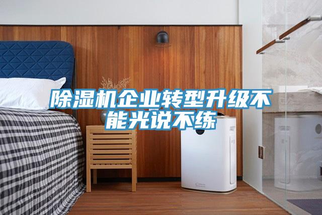 除濕機(jī)企業(yè)轉(zhuǎn)型升級(jí)不能光說(shuō)不練