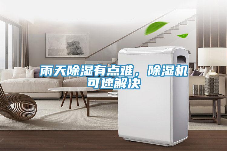 雨天除濕有點(diǎn)難，除濕機(jī)可速解決