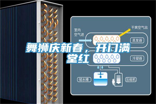 舞獅慶新春，開門滿堂紅