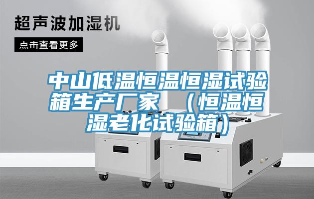 中山低溫恒溫恒濕試驗箱生產(chǎn)廠家 （恒溫恒濕老化試驗箱）