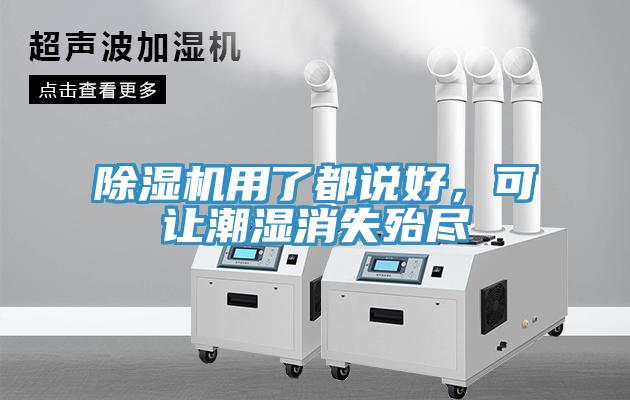 除濕機(jī)用了都說好，可讓潮濕消失殆盡