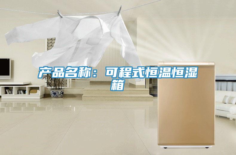 產(chǎn)品名稱(chēng)：可程式恒溫恒濕箱
