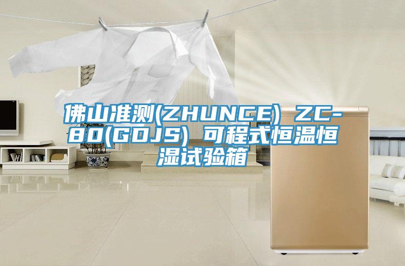 佛山準(zhǔn)測(cè)(ZHUNCE) ZC-80(GDJS) 可程式恒溫恒濕試驗(yàn)箱