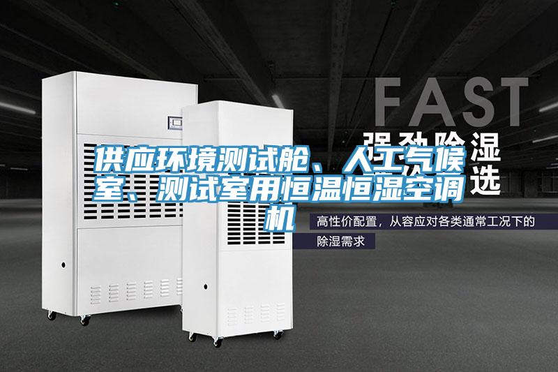 供應(yīng)環(huán)境測試艙、人工氣候室、測試室用恒溫恒濕空調(diào)機
