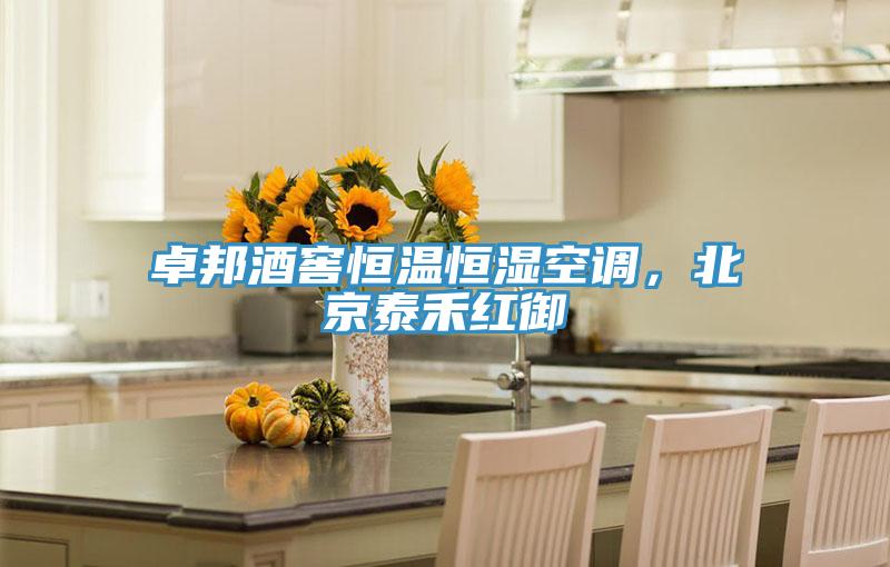 卓邦酒窖恒溫恒濕空調，北京泰禾紅御
