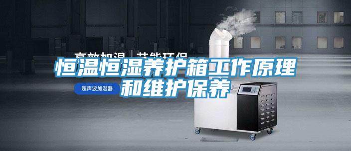 恒溫恒濕養(yǎng)護(hù)箱工作原理和維護(hù)保養(yǎng)
