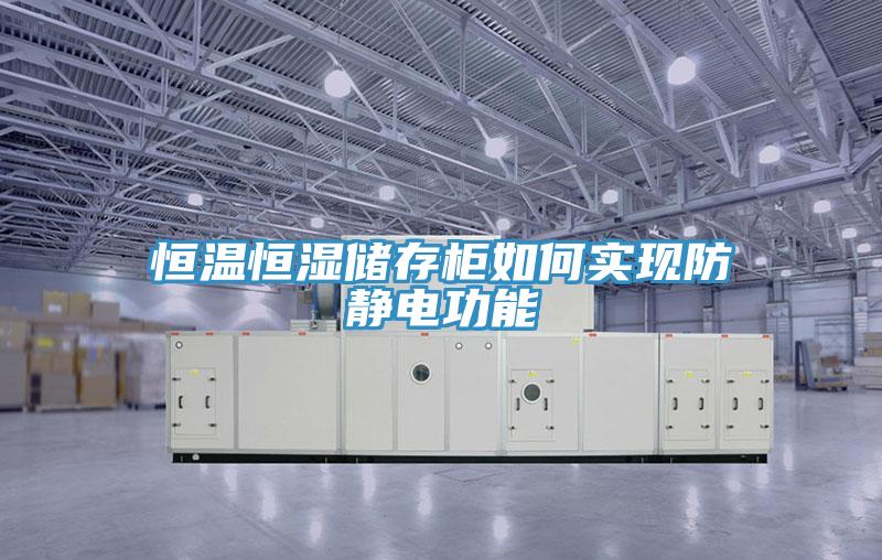 恒溫恒濕儲存柜如何實(shí)現(xiàn)防靜電功能