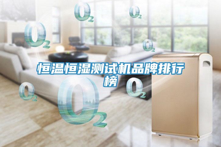 恒溫恒濕測試機(jī)品牌排行榜