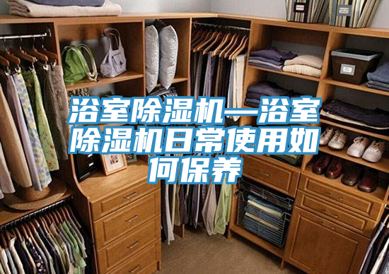 浴室除濕機—浴室除濕機日常使用如何保養(yǎng)