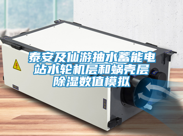 泰安及仙游抽水蓄能電站水輪機層和蝸殼層除濕數(shù)值模擬