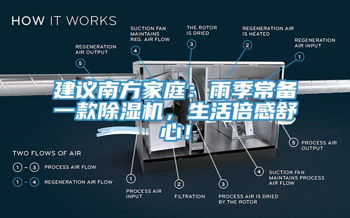 建議南方家庭：雨季常備一款除濕機(jī)，生活倍感舒心！