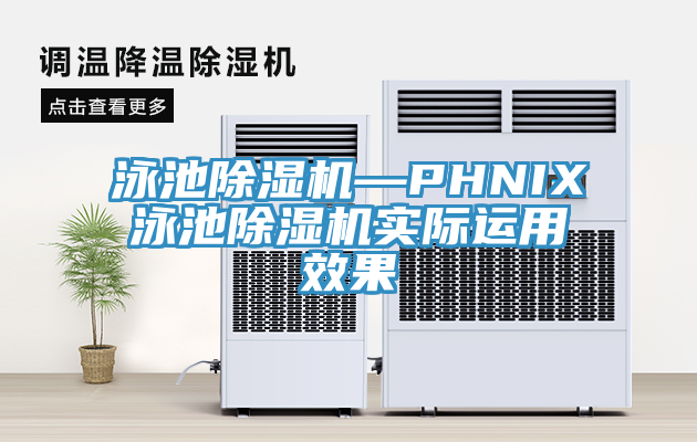 泳池除濕機—PHNIX泳池除濕機實際運用效果