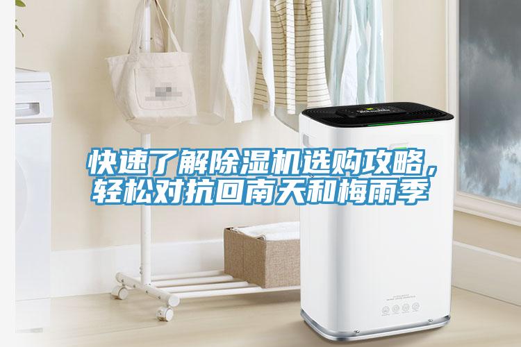 快速了解除濕機(jī)選購(gòu)攻略，輕松對(duì)抗回南天和梅雨季