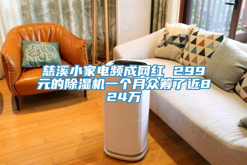 慈溪小家電頻成網(wǎng)紅 299元的除濕機(jī)一個月眾籌了近824萬