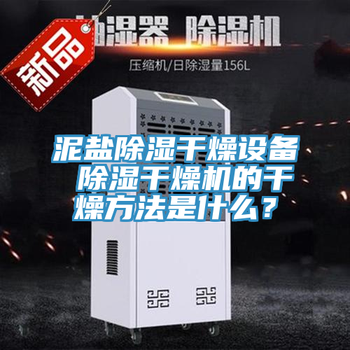泥鹽除濕干燥設(shè)備 除濕干燥機的干燥方法是什么？