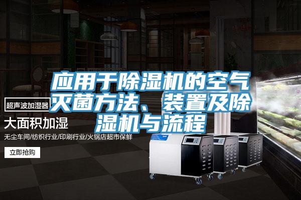 應(yīng)用于除濕機(jī)的空氣滅菌方法、裝置及除濕機(jī)與流程