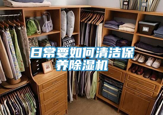 日常要如何清潔保養(yǎng)除濕機