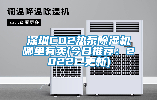 深圳CO2熱泵除濕機(jī)哪里有賣(今日推薦：2022已更新)
