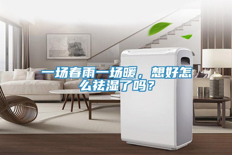 一場春雨一場暖，想好怎么祛濕了嗎？