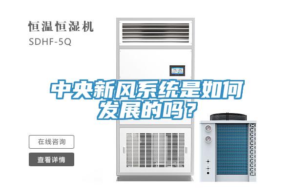 中央新風系統(tǒng)是如何發(fā)展的嗎？