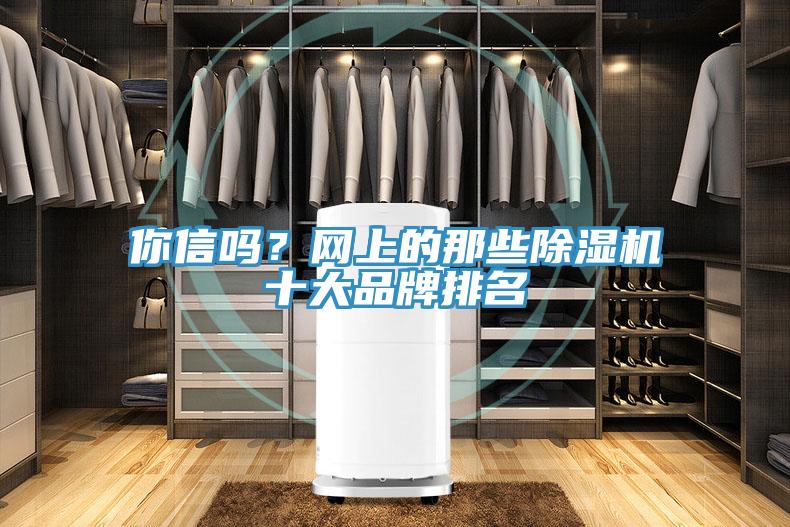 你信嗎？網(wǎng)上的那些除濕機(jī)十大品牌排名