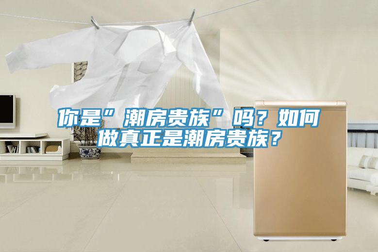 你是”潮房貴族”嗎？如何做真正是潮房貴族？