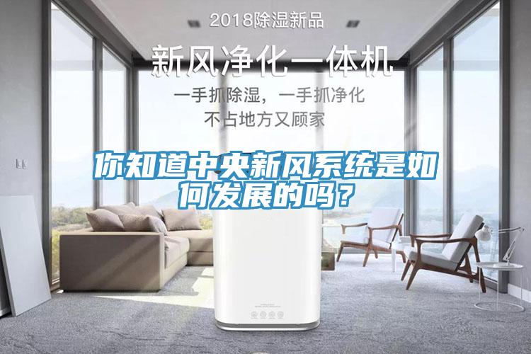 你知道中央新風(fēng)系統(tǒng)是如何發(fā)展的嗎？