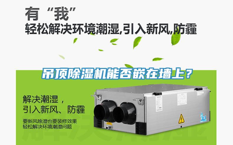 吊頂除濕機(jī)能否嵌在墻上？